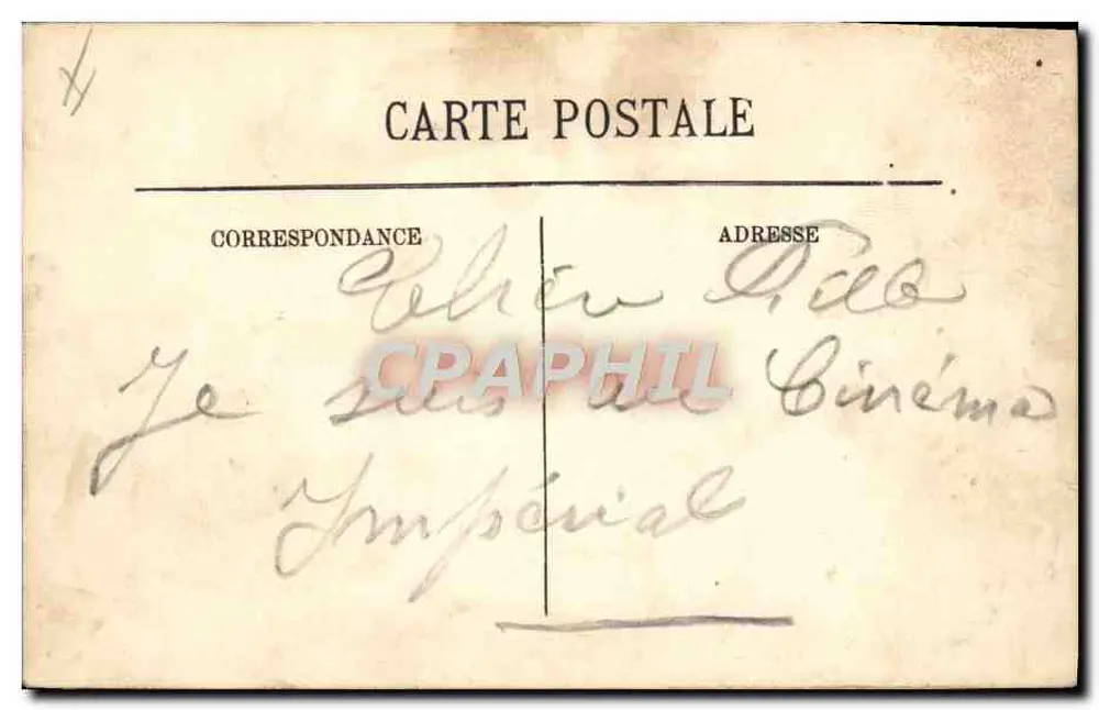 Em Cape debout à Lame — LL. - Verso