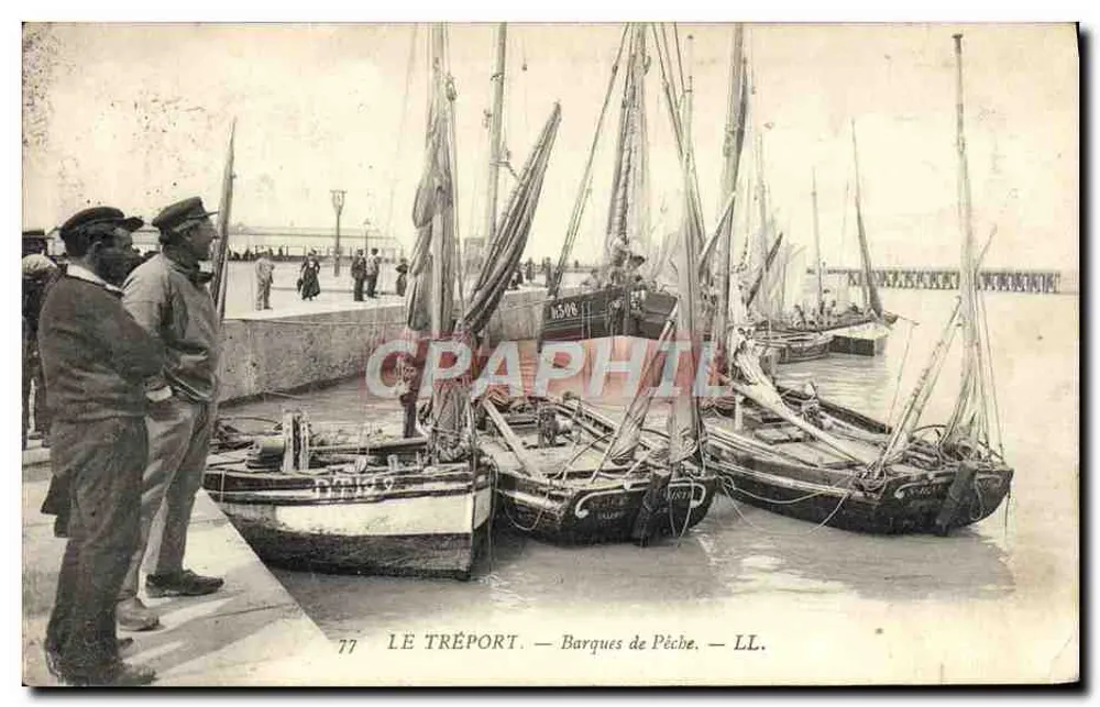 Le Tréport — Barques de Pêche — LL. - Frente