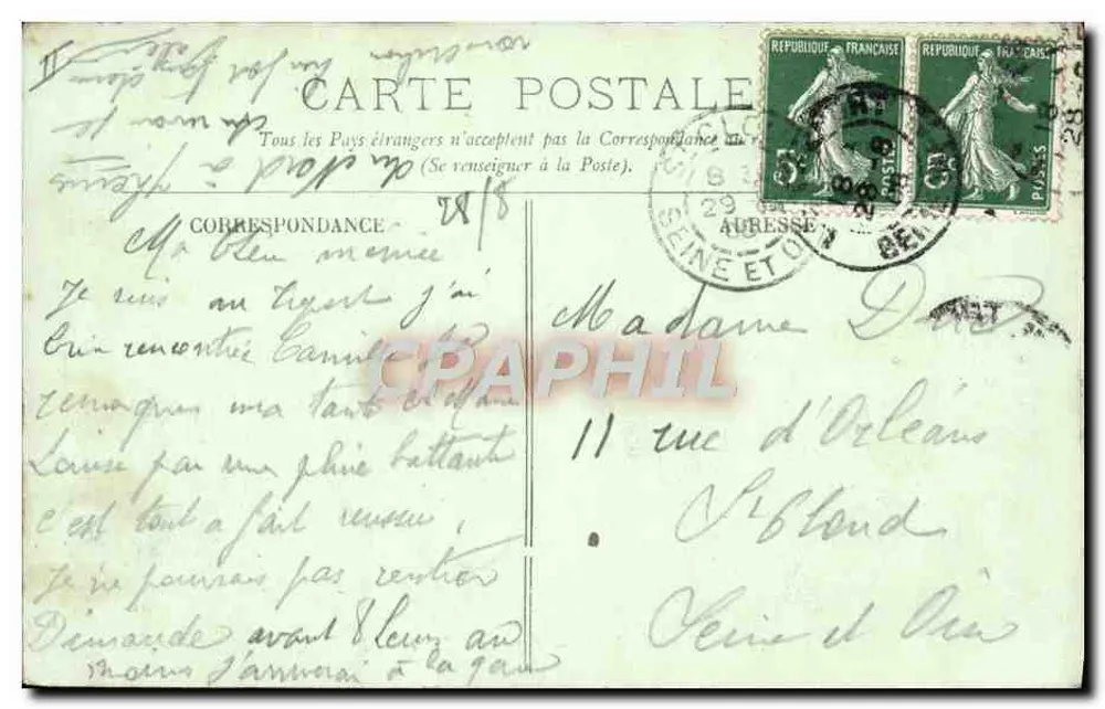 Le Tréport — Barques de Pêche — LL. - Verso