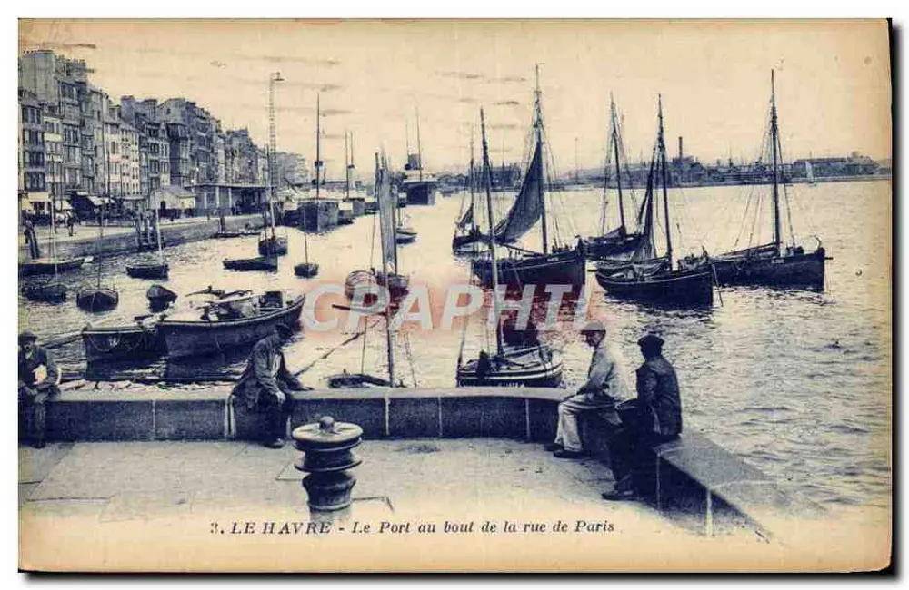 Le Havre - Der Hafen am Ende der Straße von Paris — Verlag G. Artaud, Nr. 3 - Vorderseite