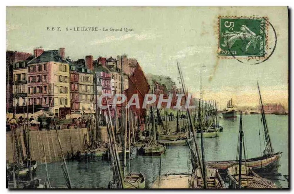Le Havre - Le Grand Quai — E.B.Z. 8 — éditeur E.B.Z. - Vorderseite