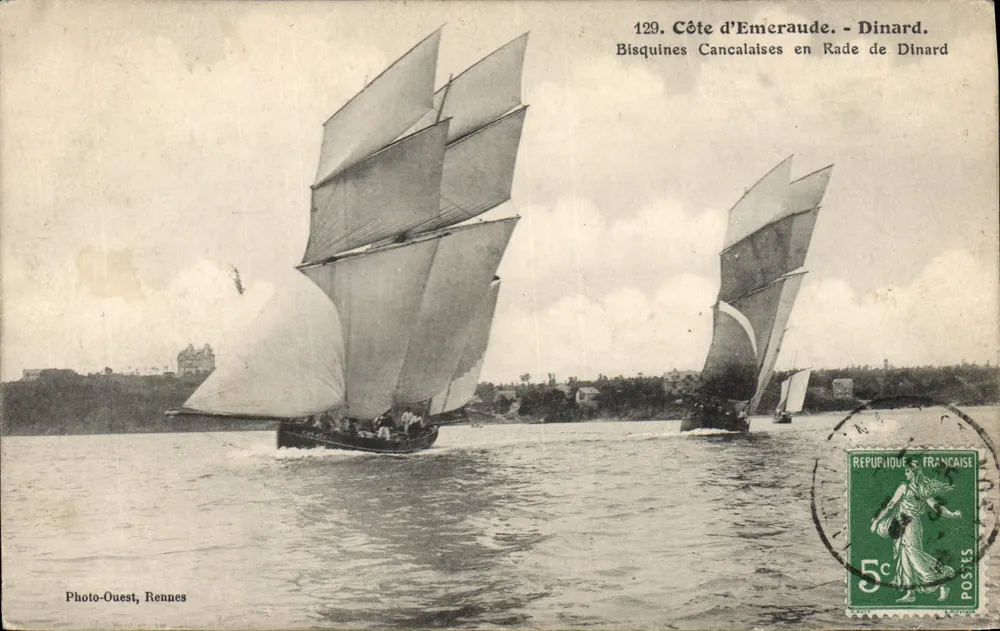 Biscuits von Cancale in der Bucht von Dinard — Côte d'Emeraude — Photo-Ouest, Rennes, Nr. 129 - Vorderseite