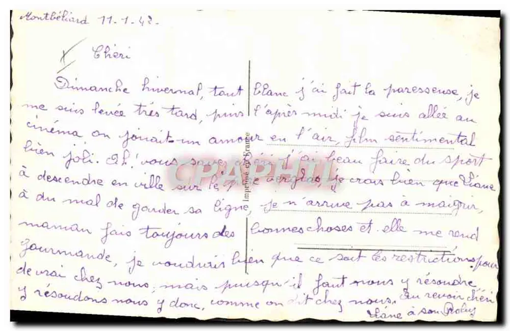 Liebespaar — sentimentale Szene — J.G. n° 509/12 - Rückseite