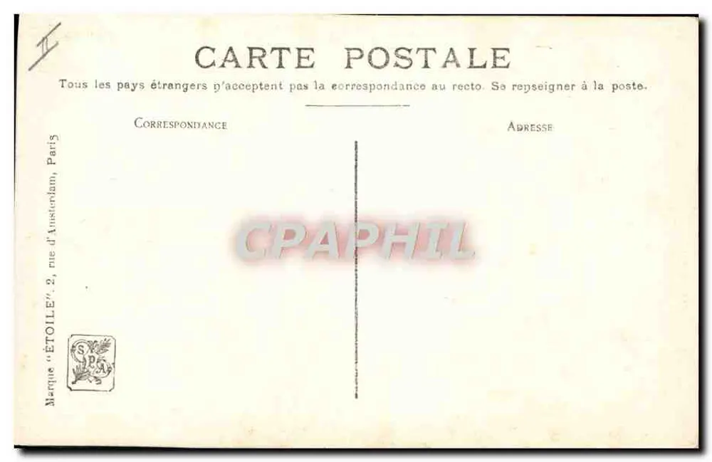 Frau mit Ziegen — Salon 1909 — Bettannier 'In Elsass-Lothringen' — Verlag All. Bettannier, 1906 - Rückseite