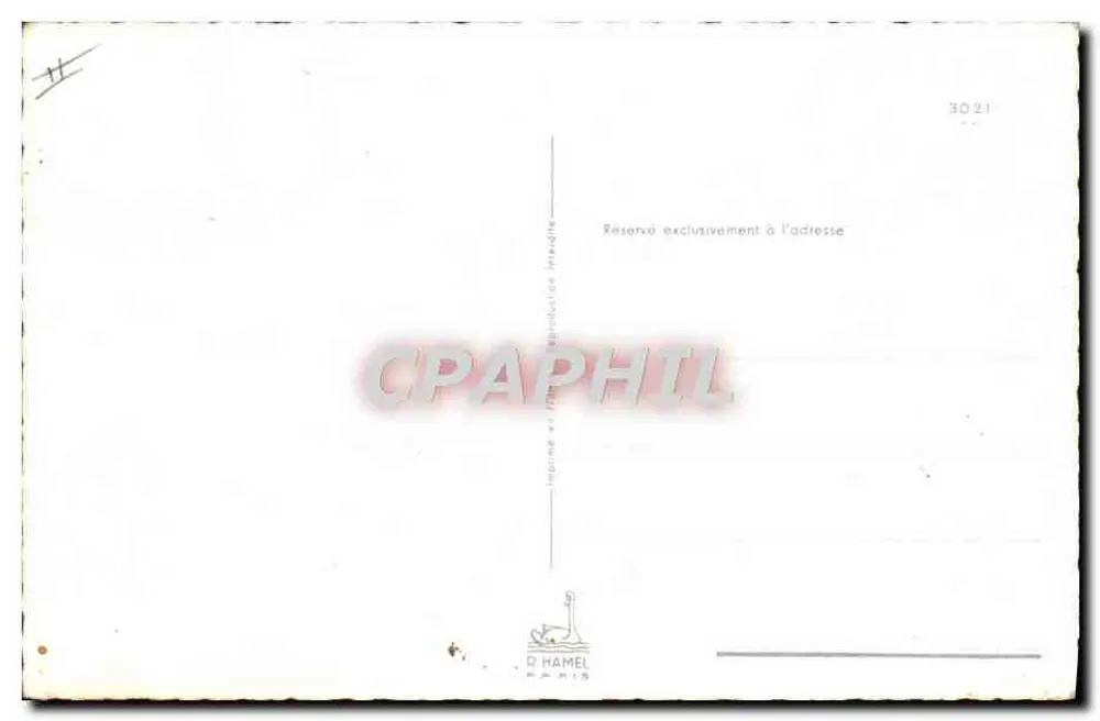 Acidente de carro — G. Goux — editor R. Hamel, n°3021 - Verso