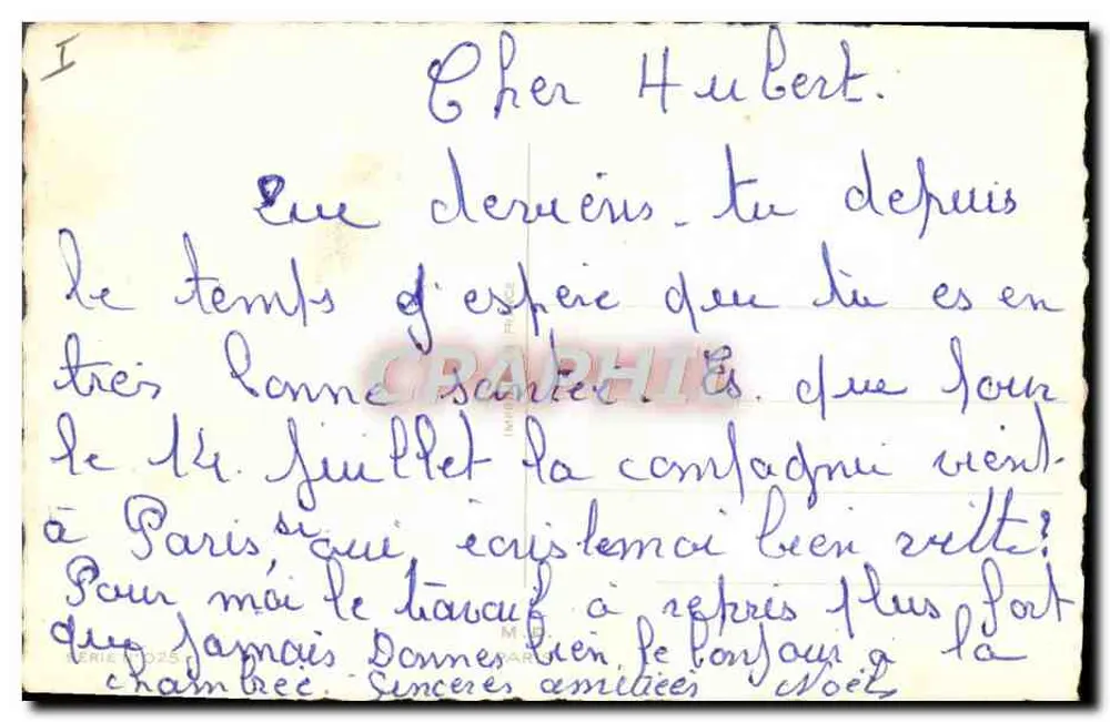 Casamento forçado — Contrainte par corps — Impressora Parisienne, série 1025 - Verso