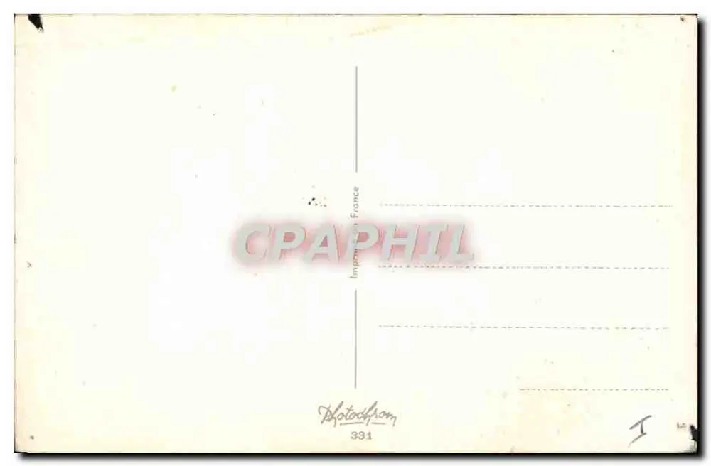 Bureau — scène de flirt au téléphone — Photodrom France n°331 - Rückseite