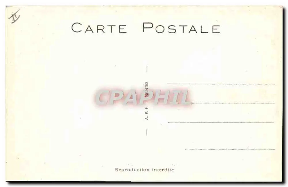 Consolação — cena humorística com doente e mulher — editor A.P.F. NANTES, n°13 - Verso