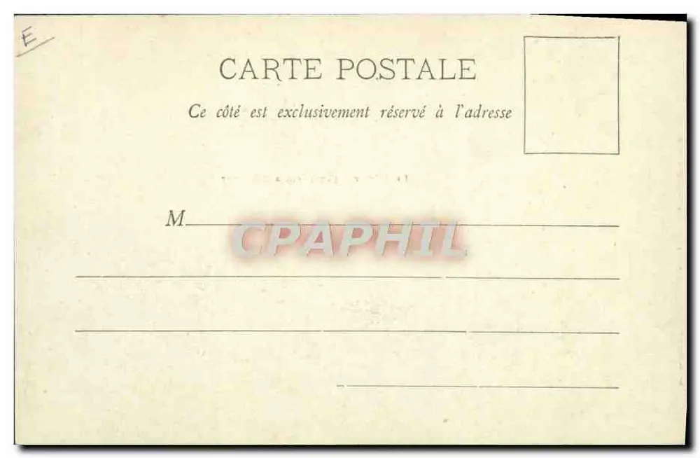Parade In Nancy — Kavallerie & Luftschiff — Phototypie A. Bargeron, Nancy - Rückseite