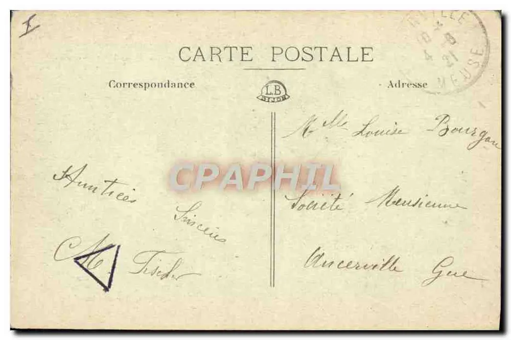 Taissy — Das Fort von La Pompelle (nach 4 Jahren homerischer Kämpfe) — CH. BRUNEL, Nr. 13 - Rückseite