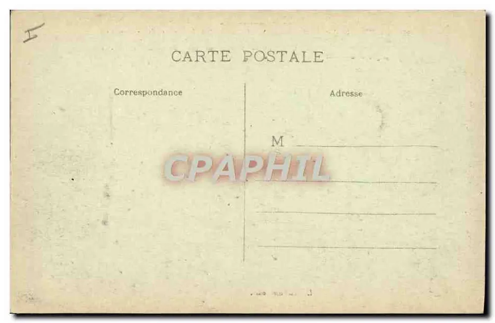 A Fazenda de Argel — Explosão de uma mina alemã em 30 de dezembro de 1914 — L. Michaud, editor - Verso