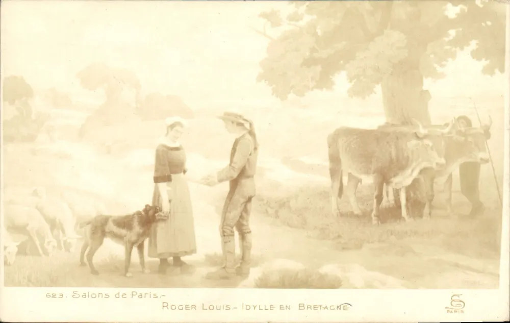 Idylle in der Bretagne — Roger Louis — Salons de Paris, n° 623 - Vorderseite