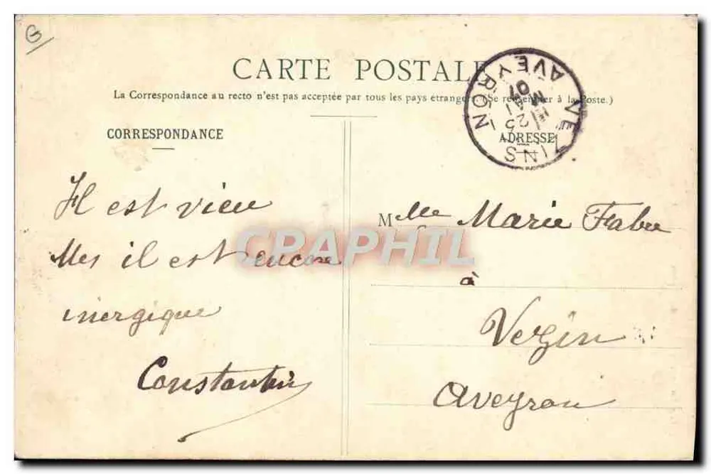 In Savoy — Typ Bauern — Verlag E. Revérend, Nr. 971 - Rückseite