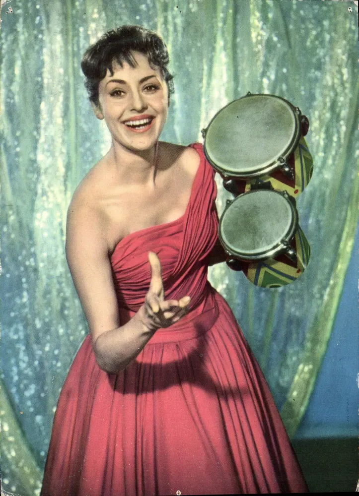Caterina Valente — artista com bongos — Edições Korès n°319 - Frente
