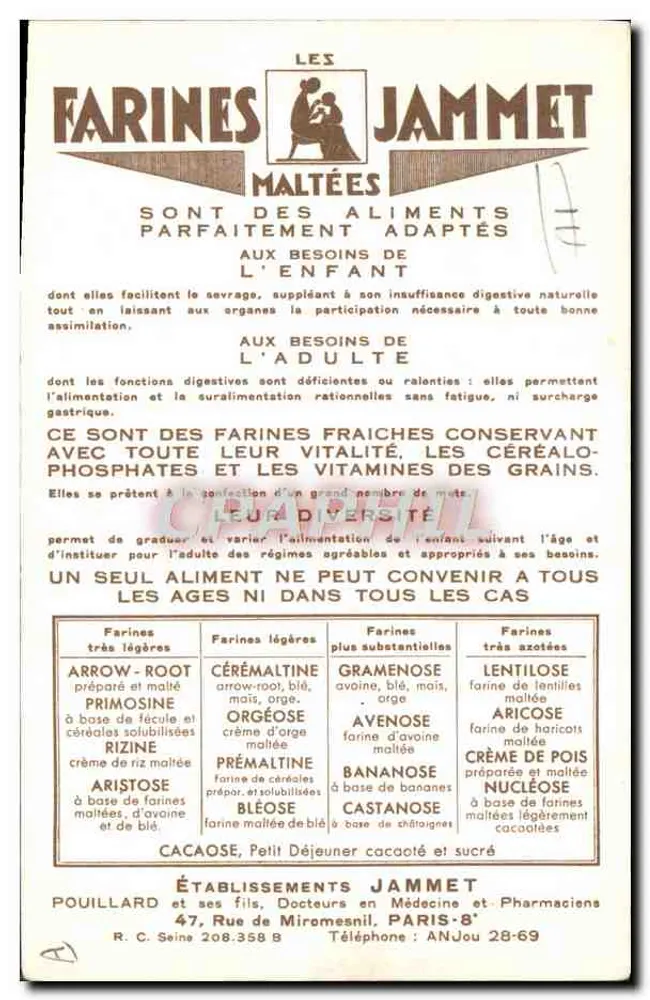A Savóia — As Velhas Províncias da França — Editado pelas Farinas Jammet - Verso