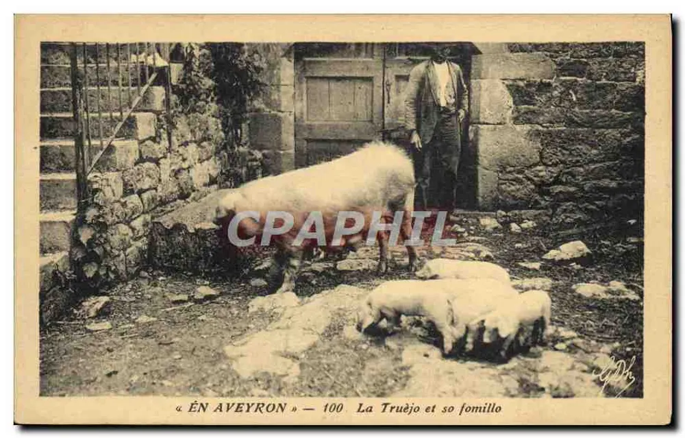 In Aveyron — La Truèjo und ihr fomillo — Ausgabe Rodez - Vorderseite