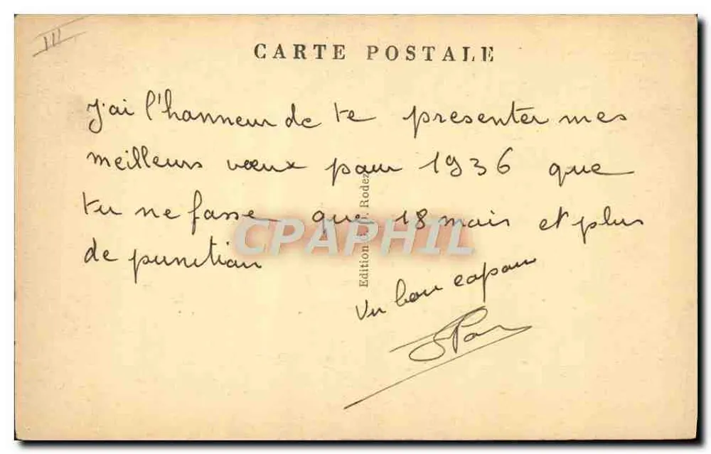 In Aveyron — La Truèjo und ihr fomillo — Ausgabe Rodez - Rückseite