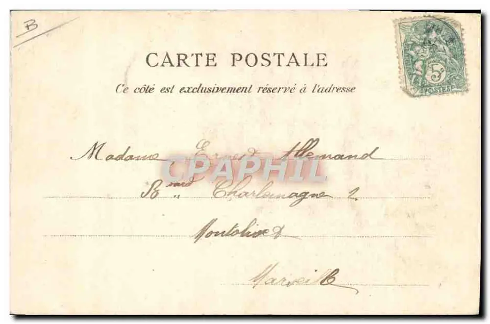 Pyrénées — Dziedziniec Farmy — D. T., Wydawca, n° 117 - Rewers
