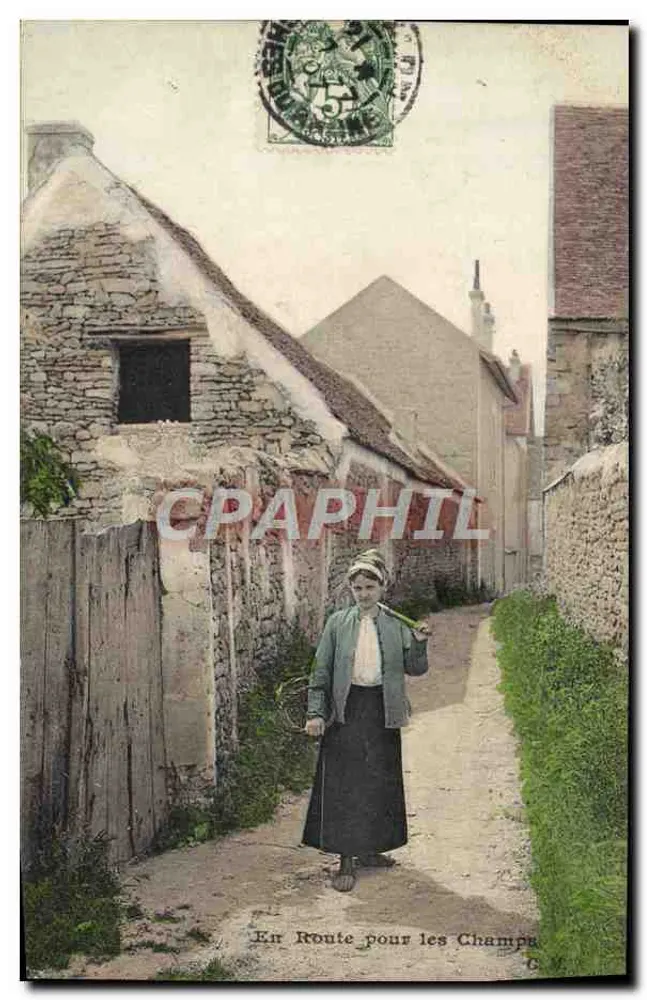 Auf dem Weg zu den Feldern — C. Milicent, phot. coll. Paris — 5. Serie Nr. 46 - Vorderseite