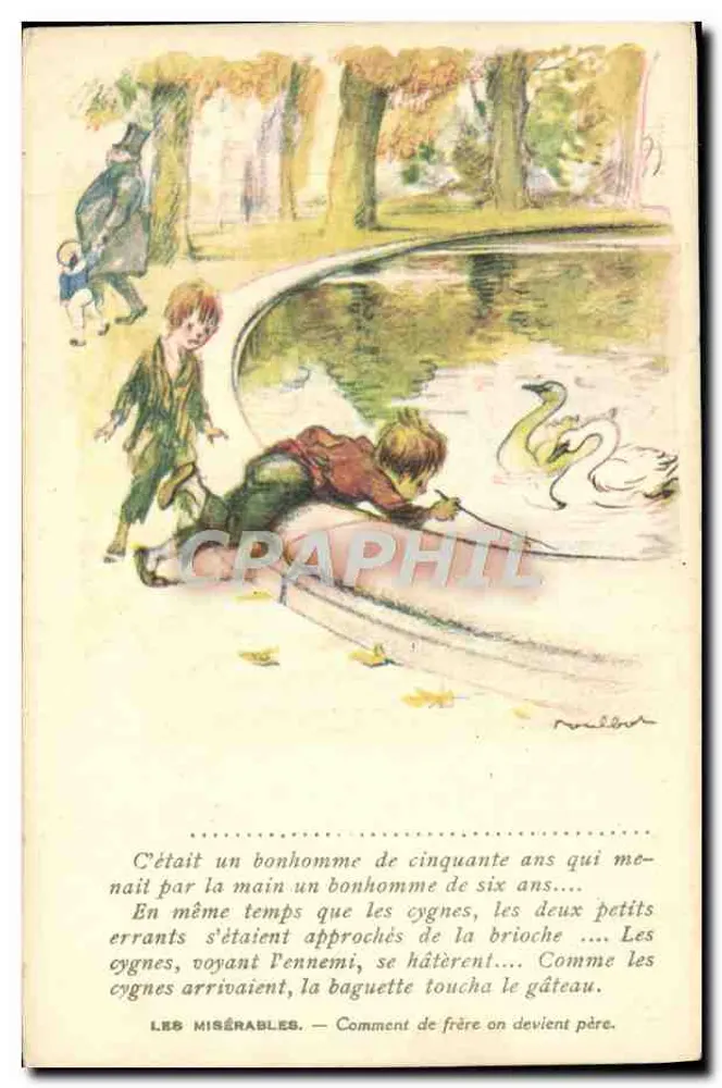 Les Misérables — Wie ein Bruder zum Vater wird — Henri Chacho, Paris - Vorderseite