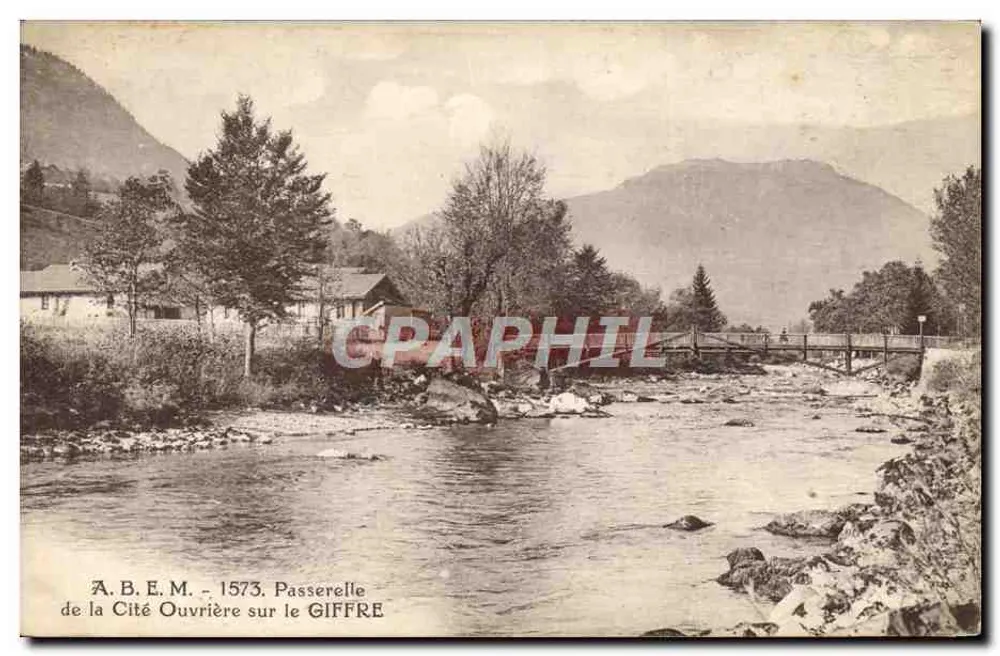 Arbeiterstadtbrücke über den Giffre — A.B.E.M. - 1573 - Vorderseite