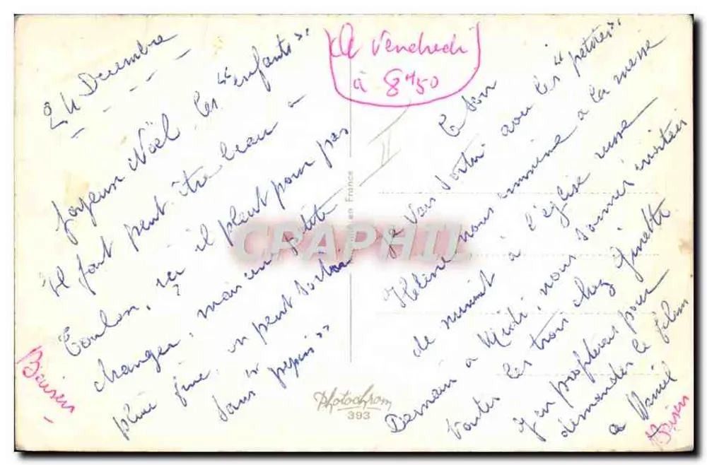 Crianças brincando com um frango em um pote — R. Beau Bernard — n°393 - Verso