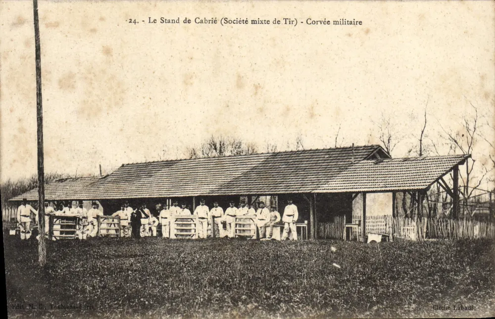 Der Stand von Cabrié (Gemischte Schießgesellschaft) - Militärdienst — Gilicrè Labadie, n°24 - Vorderseite