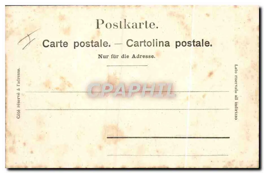 Der Stand von Cabrié (Gemischte Schießgesellschaft) - Militärdienst — Gilicrè Labadie, n°24 - Rückseite