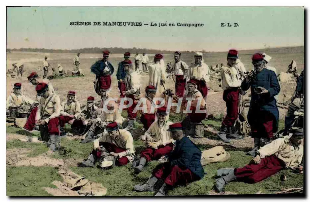 Szenen von Manövern — Der Saft auf dem Land — E. L. D. - Vorderseite