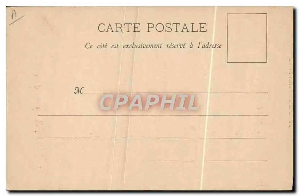 La Grand'Halte — cena de acampamento militar — cliché de Jumelle H. Bullenl, fototipia A. Bergueret e Cie, Nancy - Verso