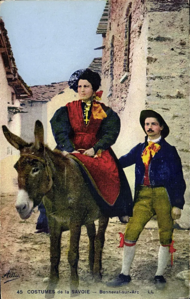 Kleidung der Savoyen — Bonneval-sur-Arc — Adiu - Vorderseite