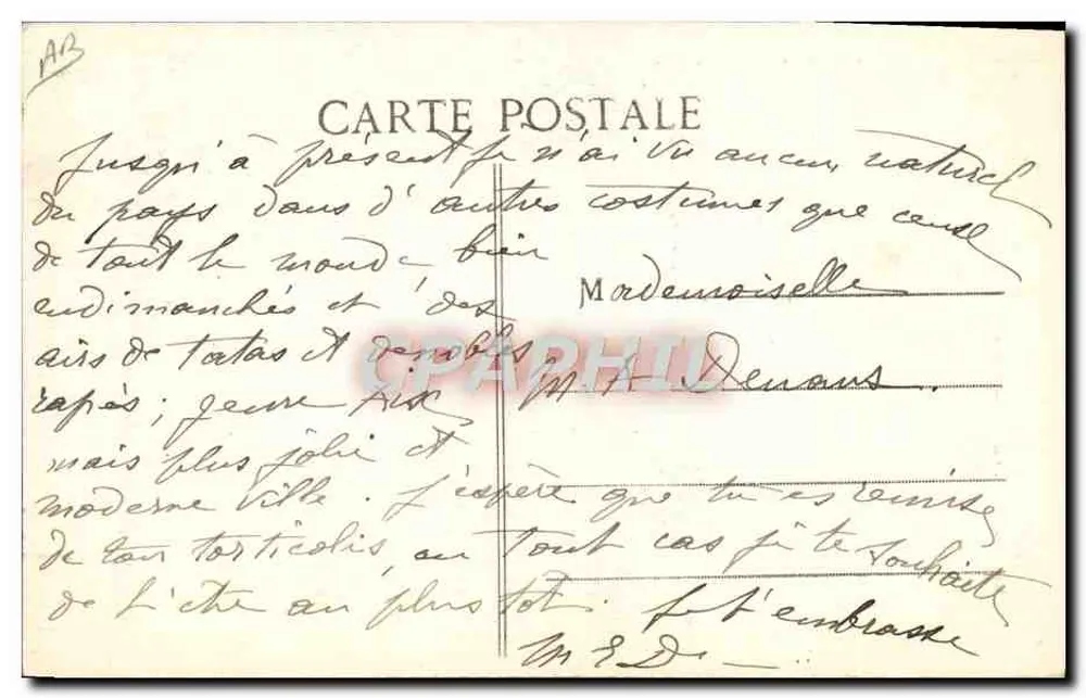 Savoyardische Kleidung — Um Chambéry und Aix-les-Bains — Verlag L. B. - Rückseite