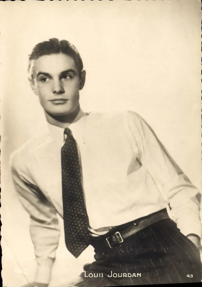 Louis Jourdan — retrato — Edições P.I. Bouvaurd, n°43 - Frente