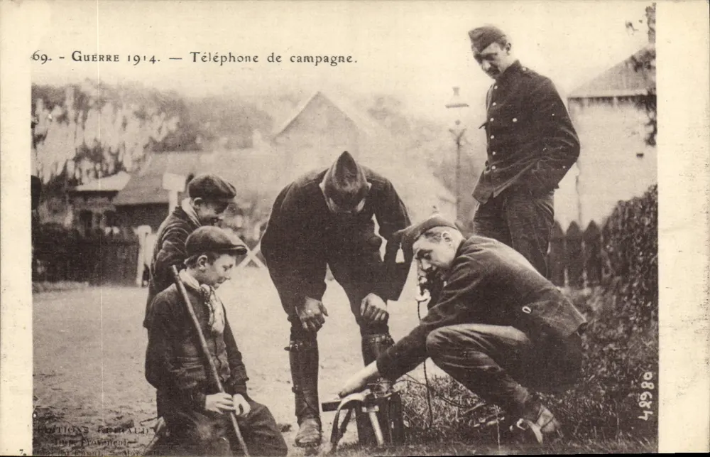 Feldtelefon — Krieg 1914 — Éditions Ropaldy, Provence - Vorderseite