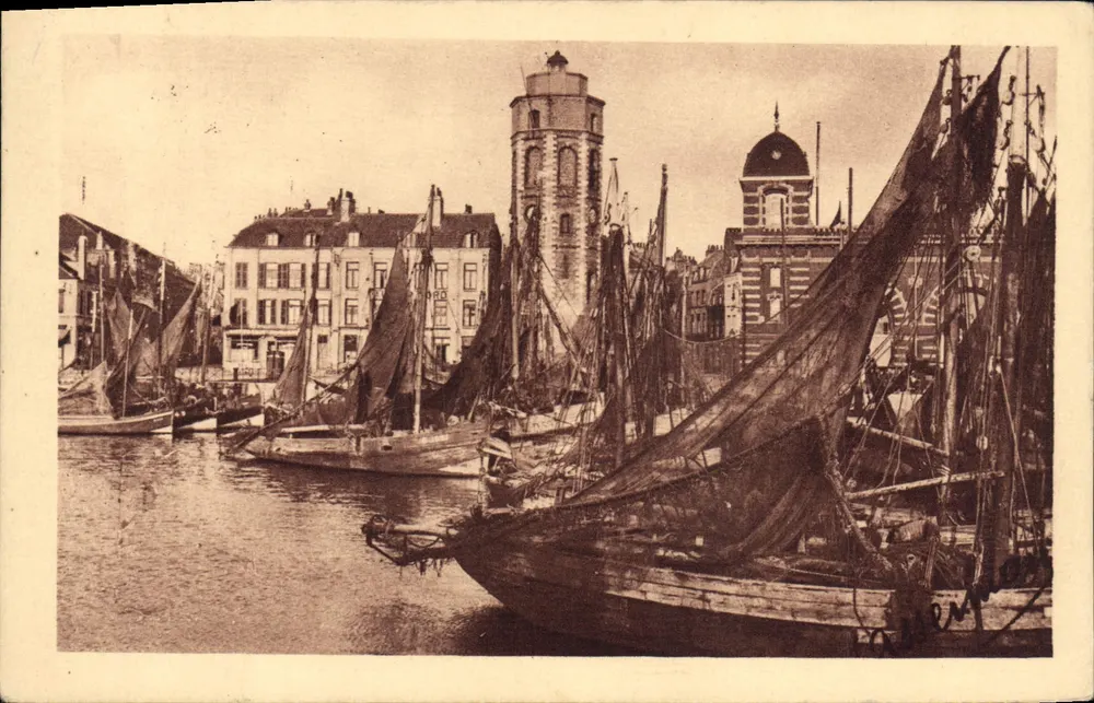 Dünkirchen — Der Hafen — Turm von Leughenaer — Edition Mme Asseman - Vorderseite