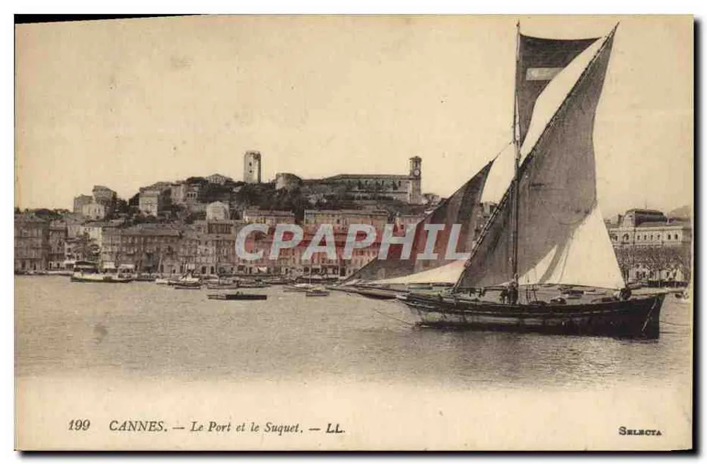 CANNES — Der Hafen und der Suquet — LL. — Selnota - Vorderseite