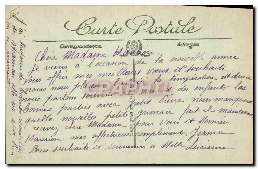 CANNES — Der Hafen und der Suquet — LL. — Selnota - Rückseite
