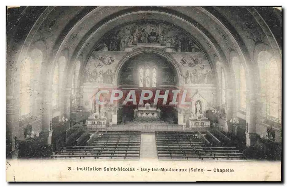 Institution Saint-Nicolas - Issy-les-Moulineaux (Seine) — Kapelle - Vorderseite