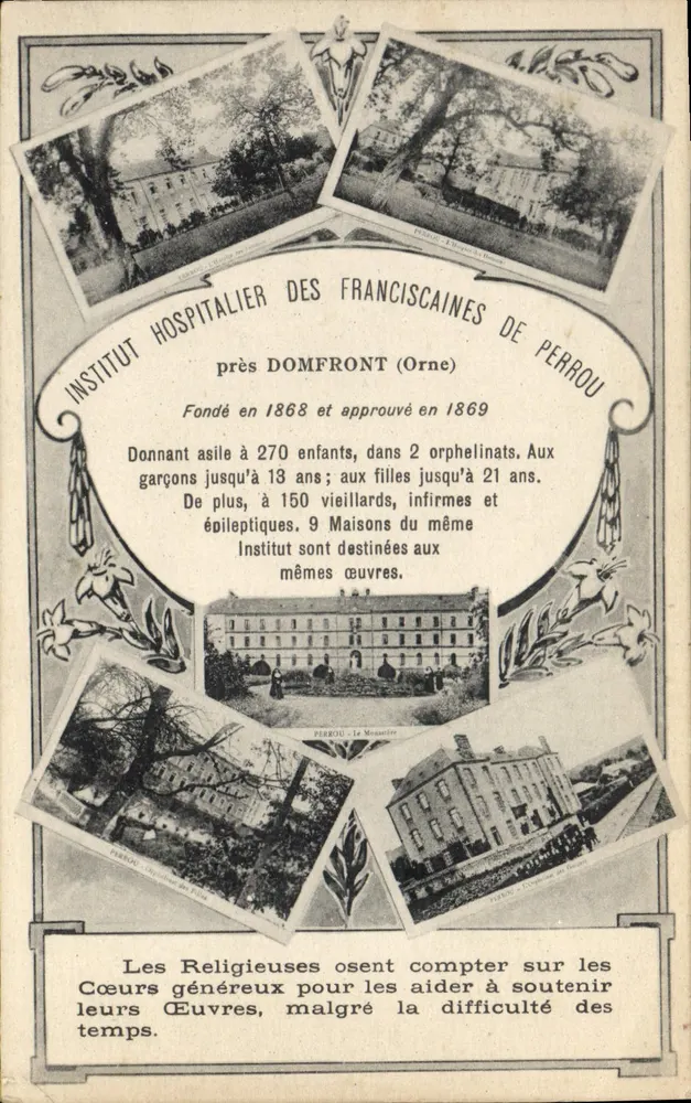 Institut Hospitalier des Franciscaines de Perrou — in der Nähe von Domfront (Orne) — Verlag nicht sichtbar - Vorderseite