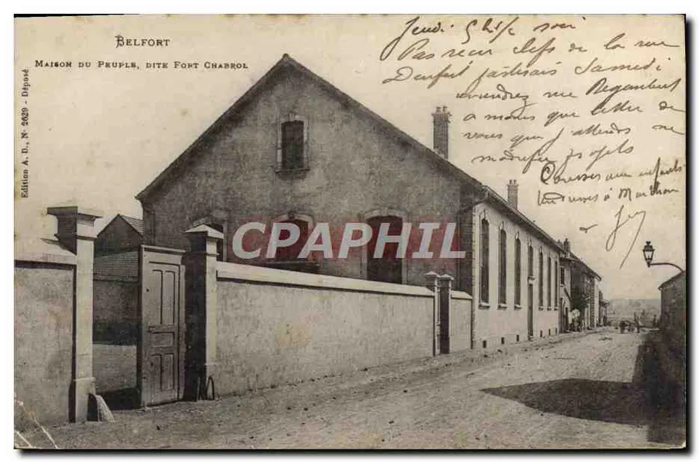 Belfort — Dom Ludu, zwany Fortem Chabrol — Wydawnictwo A. D., nr 2629 - Depozyt - Awers