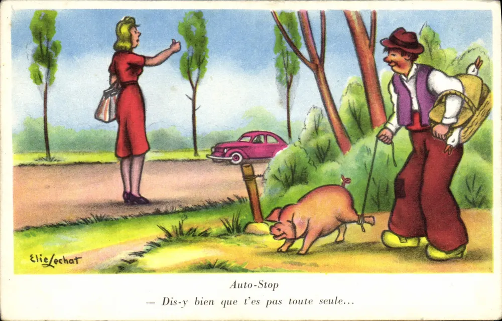 Auto-Stop — Sag ihr, dass du nicht allein bist... — Élie Lechat - Vorderseite