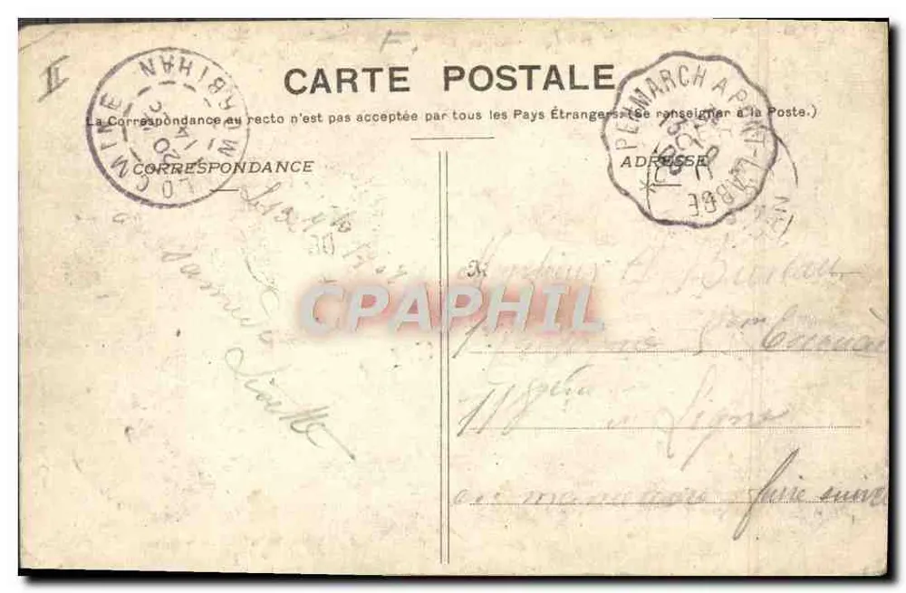 Fogo de salva — 84º Regimento de Infantaria — Cliché de M. o Tenente Faucher - Verso