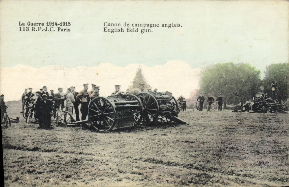 Englisches Feldgeschütz — 113 R.P.-J.C. Paris - Vorderseite