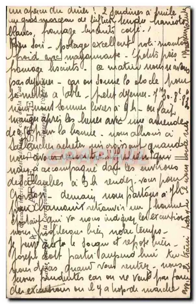 Mégeve (Haute-Savoie) — Trachtenkleidung einer Landfrau — Verleger: n° 958 - Rückseite