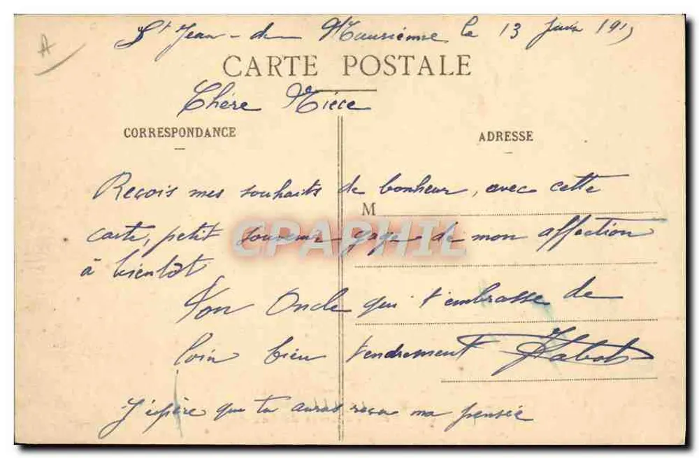 De Klederdracht van Savoye — Collectie L. Grimal, Chambéry — n° 2265 - Achterkant