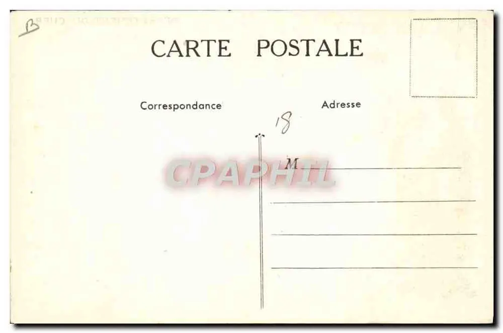 Departement Cher — Bourges — Scott-Emulsion - Rückseite