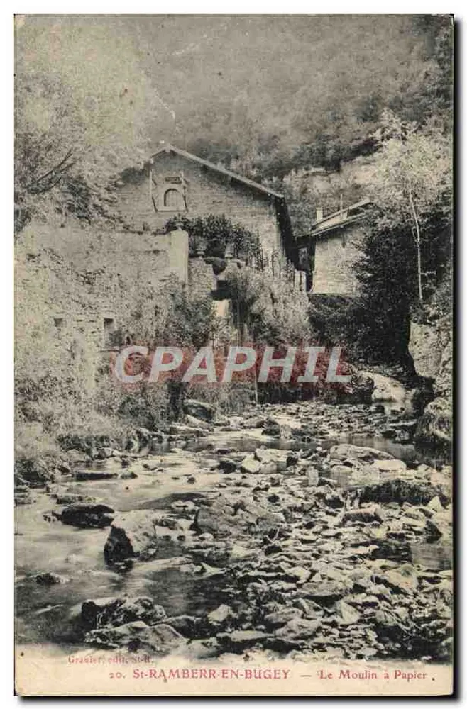 St-Rambert-en-Bugey — Die Papiermühle — Graslier, Ed. Nr. 20 - Vorderseite