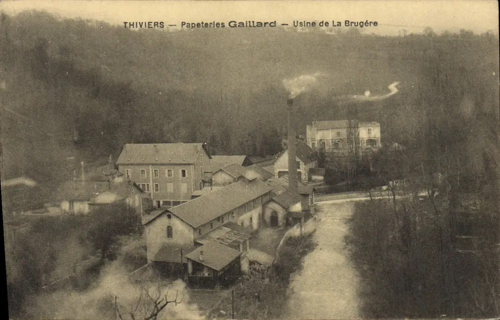 Thiviers — Papeteries Gaillard — Usine de La Brugère - Vorderseite