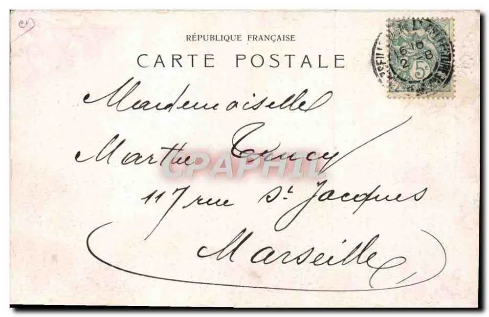 Impero Occidentale — Carlo Magno fondatore delle Scuole — Serie Dodici Carte, N° 7 — edita da L'OLIVER, Parigi - Verso