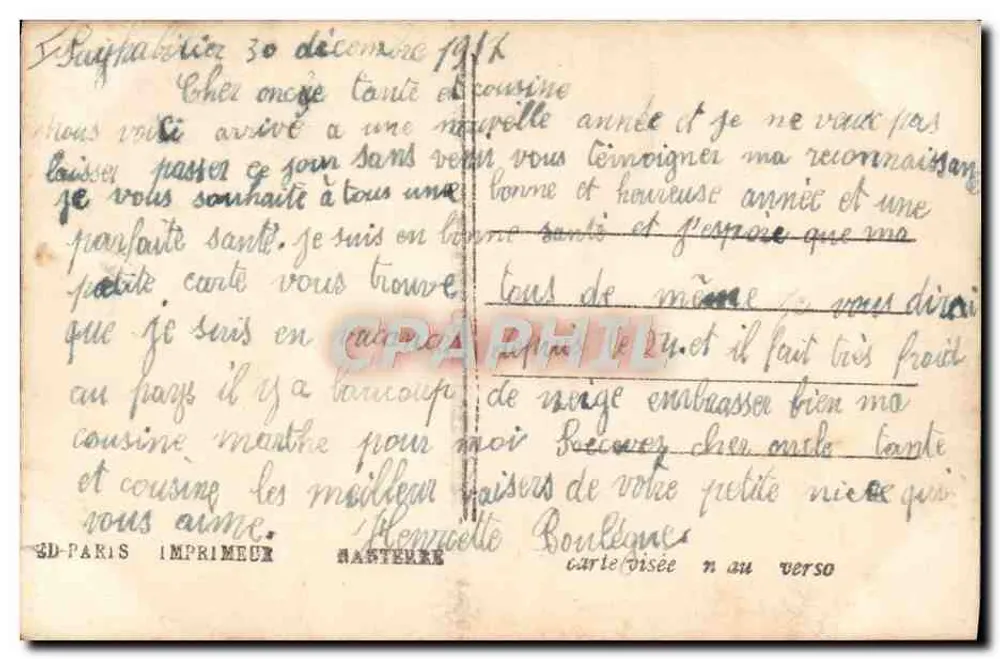 Menina jogando no telefone — Boa Ano — CAR, n°145 - Verso